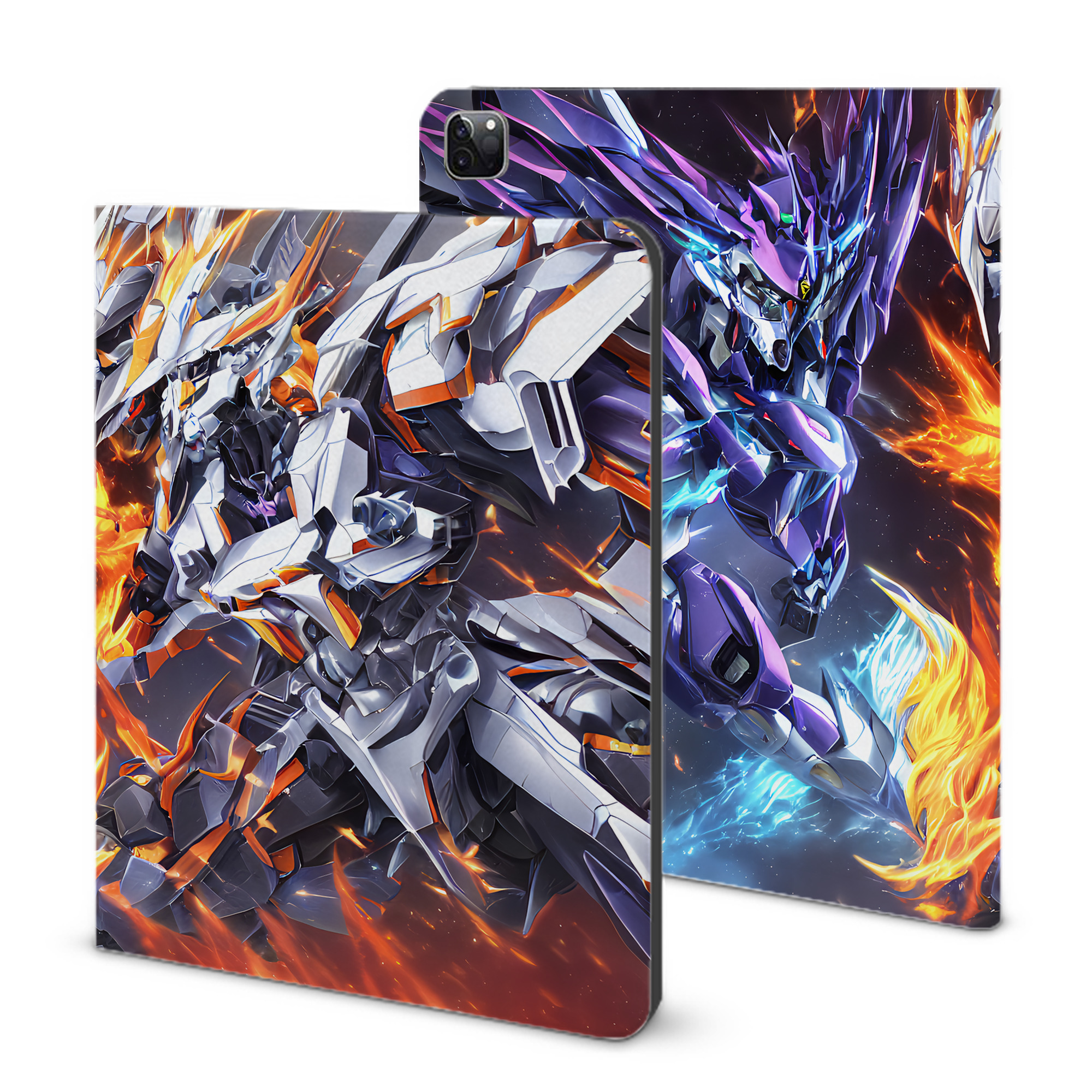 （画像用） EVA 新世紀エヴァンゲリオン IPad ケース ブック型 PUレザー TPU 耐衝撃 軽量 薄型 ペン収納なし 全面保護 IPad 各モデル対応
